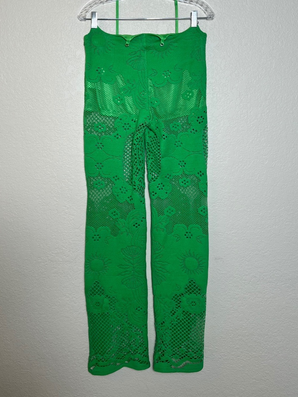 *FIRM PRICE* Anthropologie Beatrice .b Soleil Lace Flare Trousers - Picture 6 of 15
